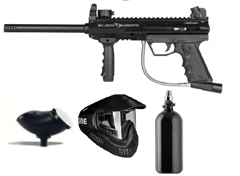 Pack Marcador  Valken V-TAC SW-1 Blackhawk Cal. 68 Black* Ar - *Envío Gratis 2/4 Dias